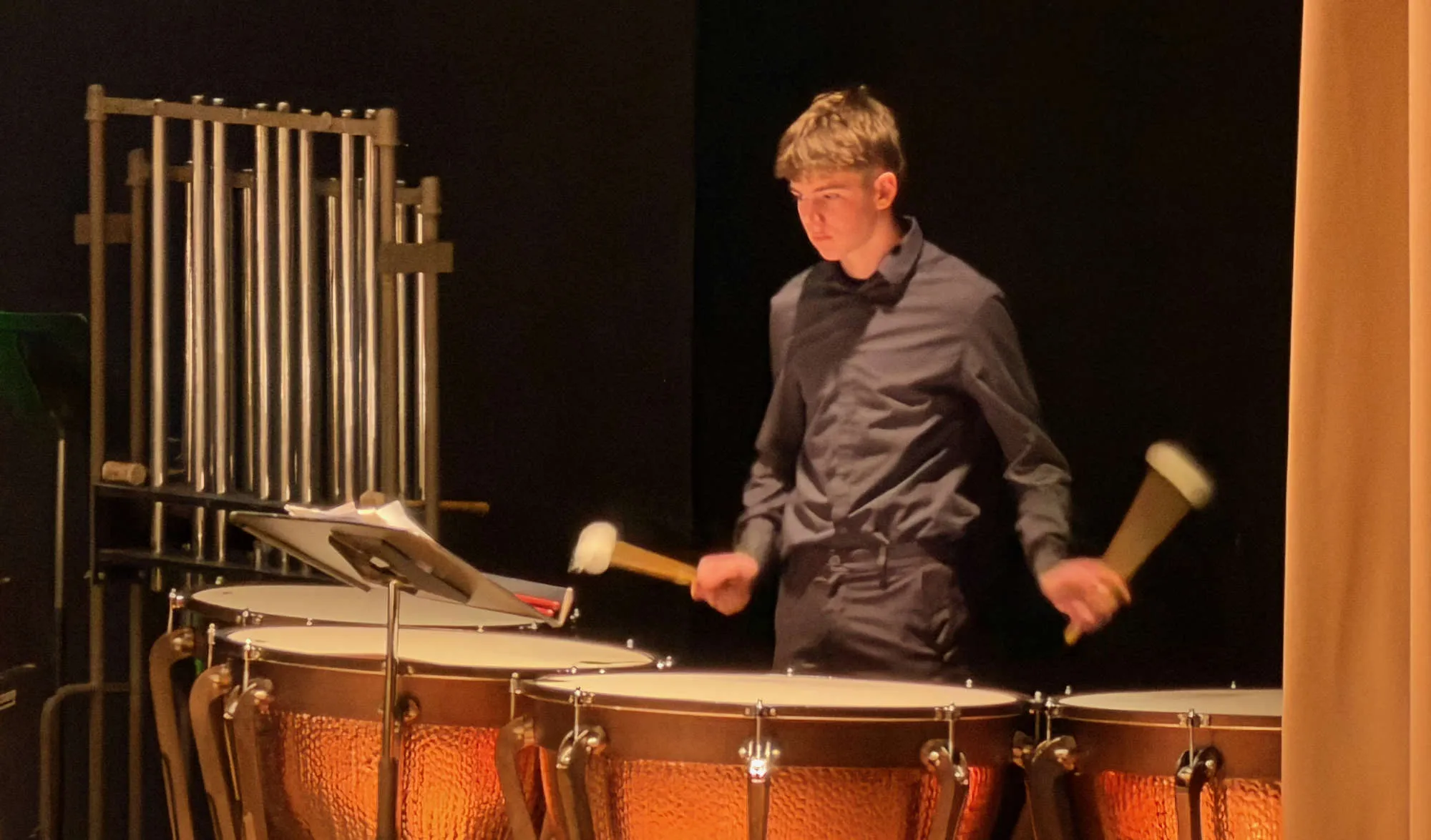 South Adams student musicians performing on stage